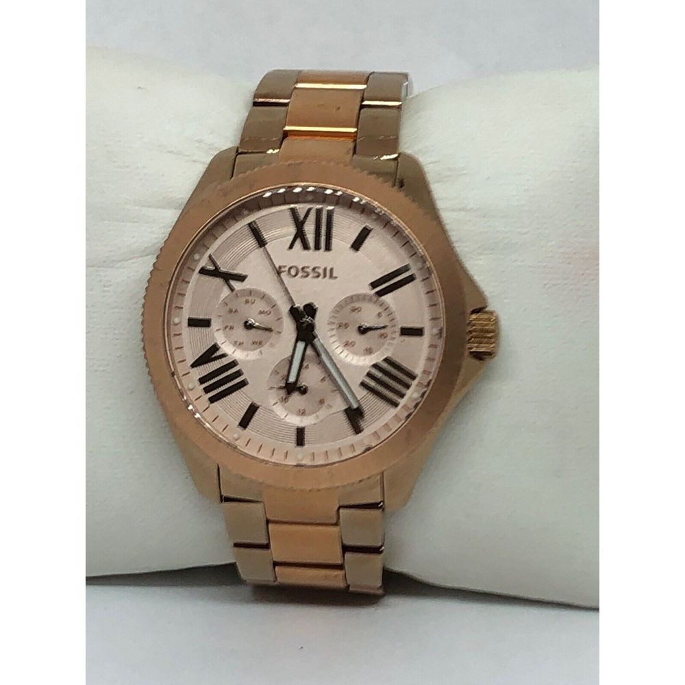 Fossil AM4634 Cecile Womens Stainless Steel Analog Dial Quartz Wrist Watch KG264